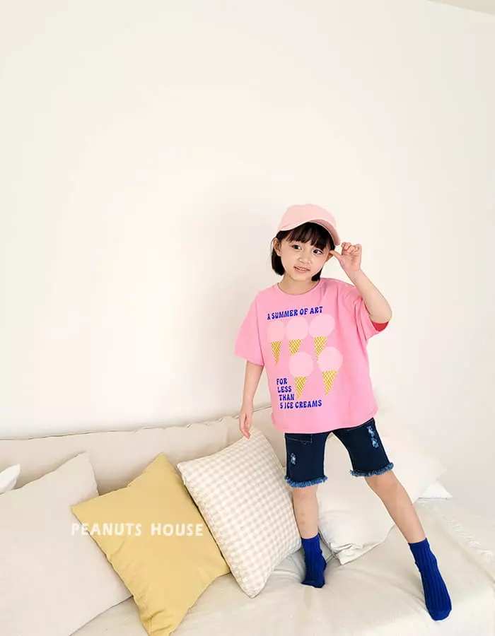 Peanuts - Korean Children Fashion - #designkidswear - Ice Cream Tee - 7