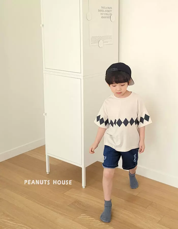 Peanuts - Korean Children Fashion - #discoveringself - Argyle Tee - 6