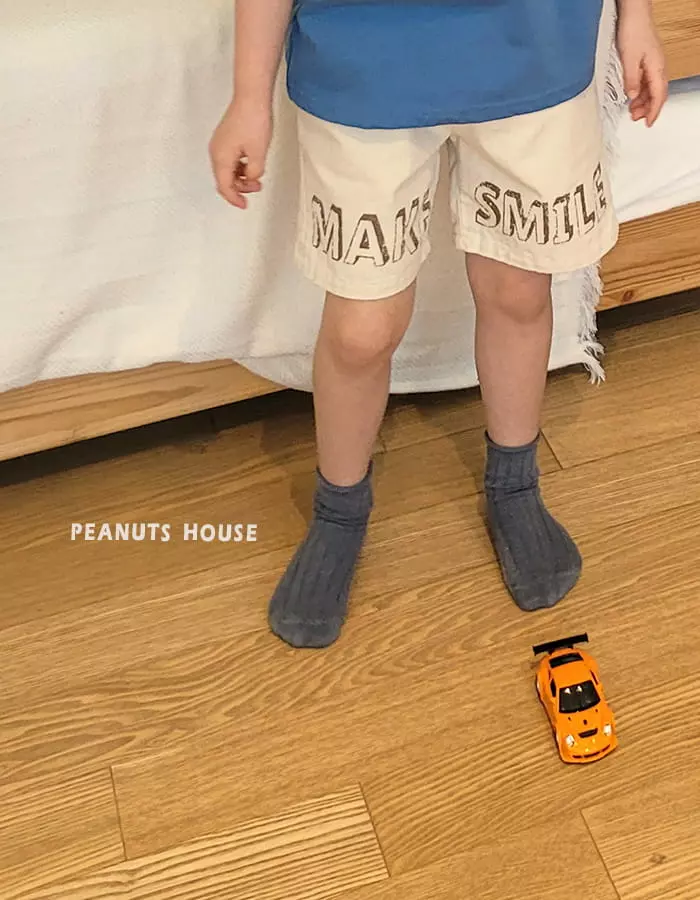 Peanuts - Korean Children Fashion - #fashionkids - Smile Cotton Pants - 3