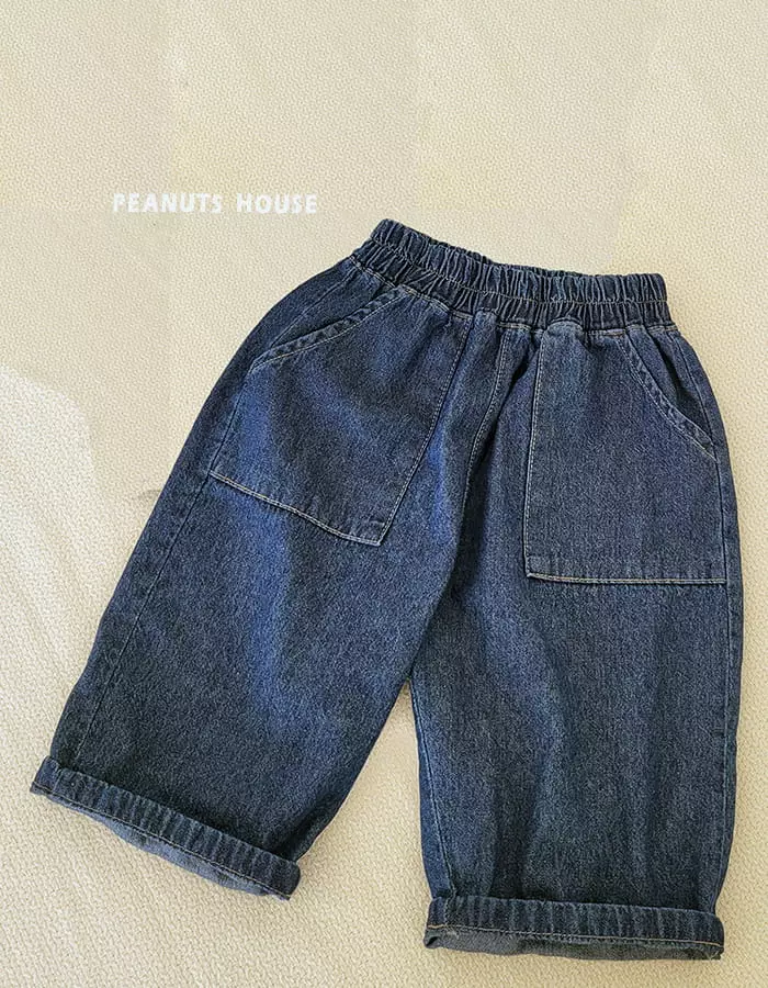 Peanuts - Korean Children Fashion - #fashionkids - Capri Jeans - 2