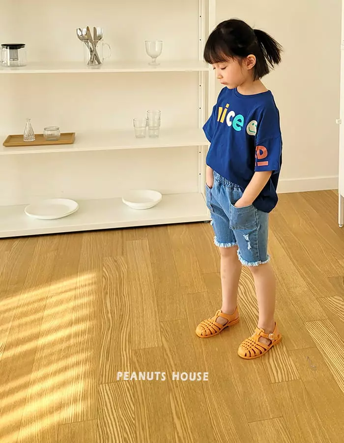 Peanuts - Korean Children Fashion - #fashionkids - 5 Denim Shorts - 11