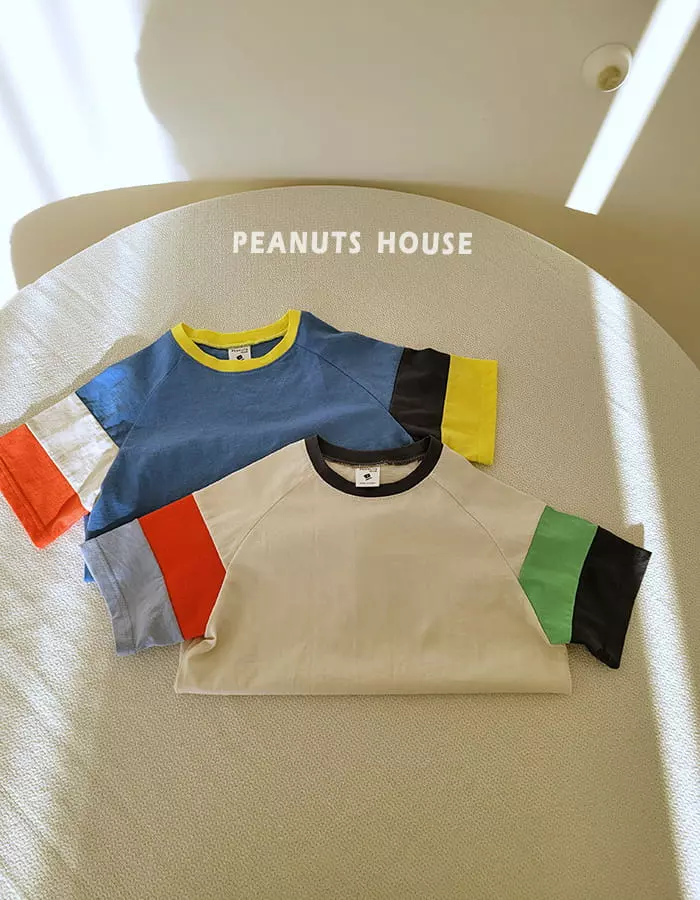 Peanuts - Korean Children Fashion - #kidsshorts - Color Tee