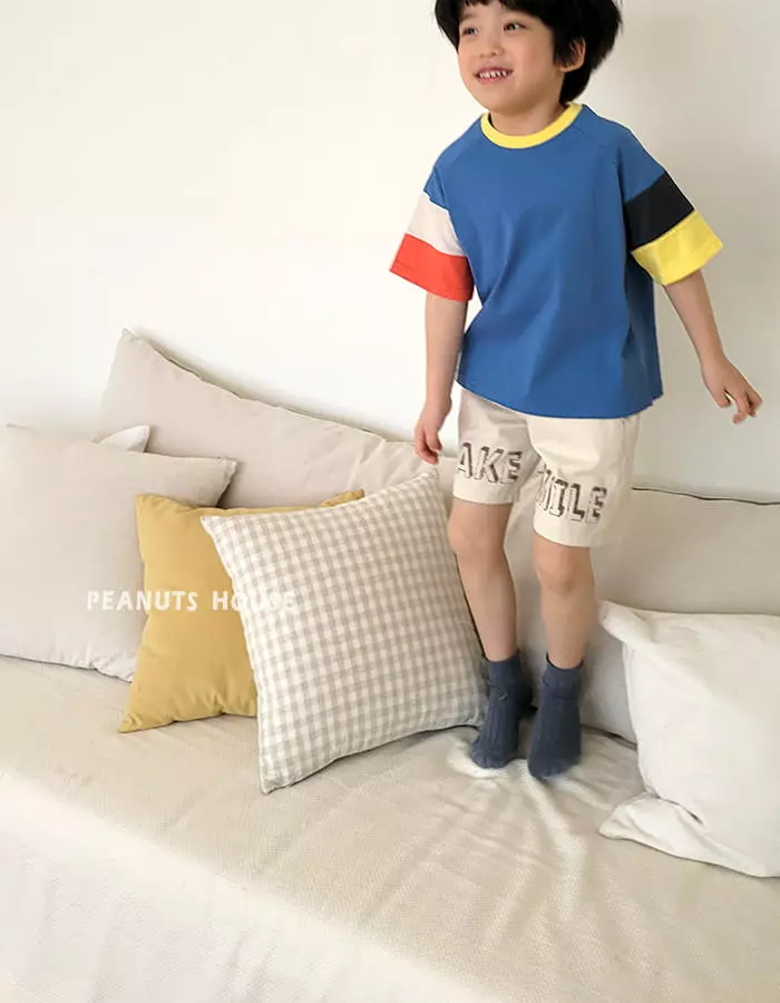 Peanuts - Korean Children Fashion - #kidsstore - Smile Cotton Pants - 5