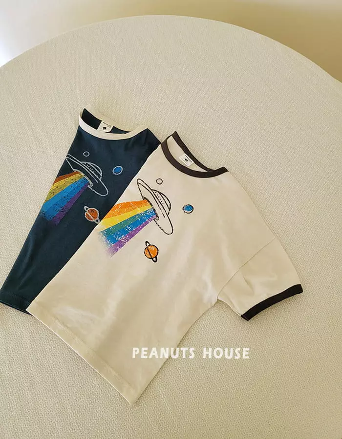 Peanuts - Korean Children Fashion - #kidzfashiontrend - Space Tee