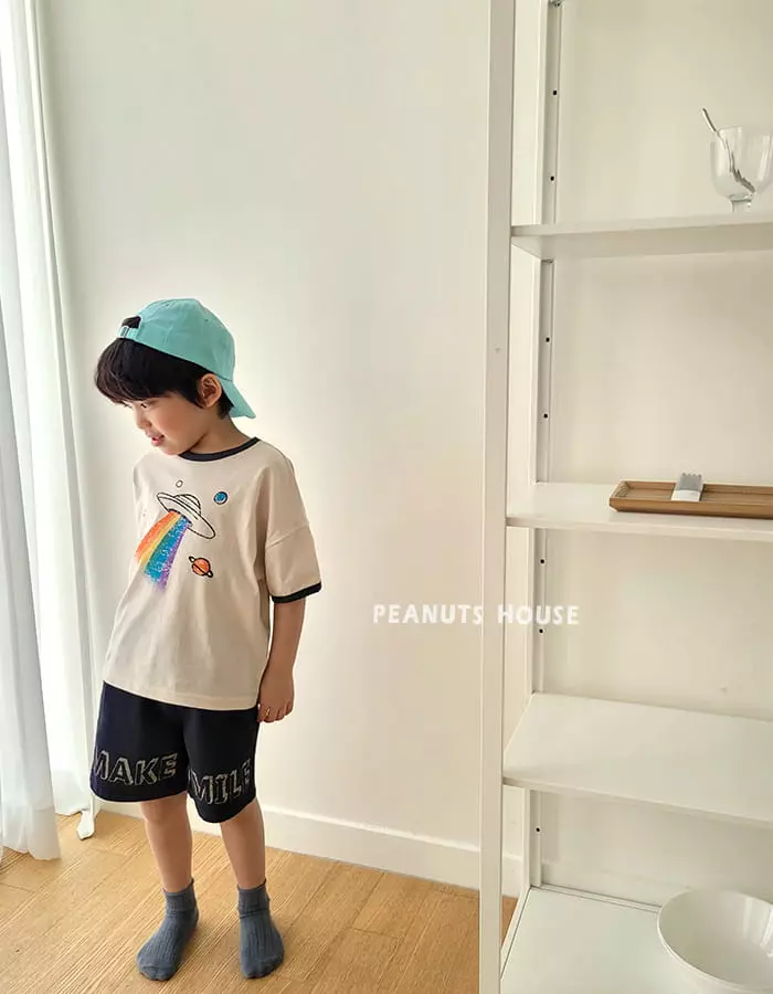 Peanuts - Korean Children Fashion - #littlefashionista - Smile Cotton Pants - 8