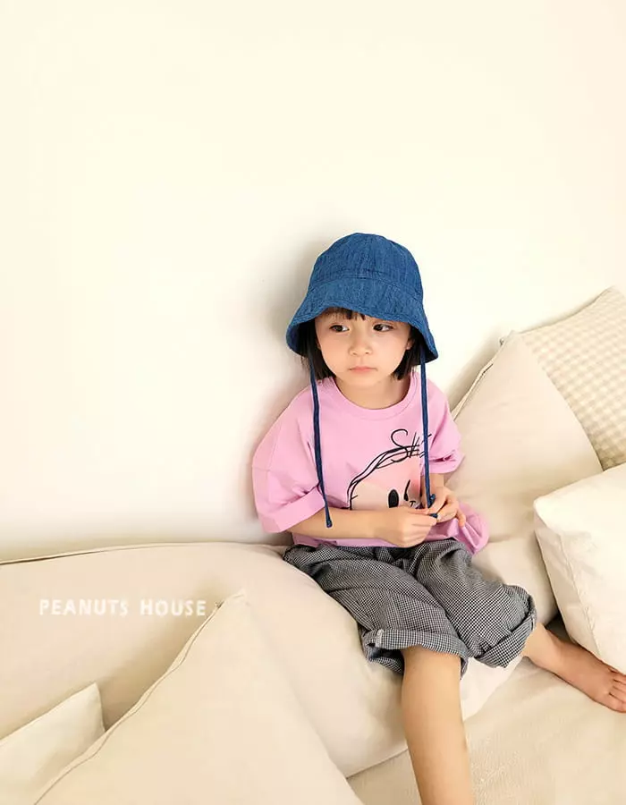 Peanuts - Korean Children Fashion - #magicofchildhood - Capri Check Pants - 6