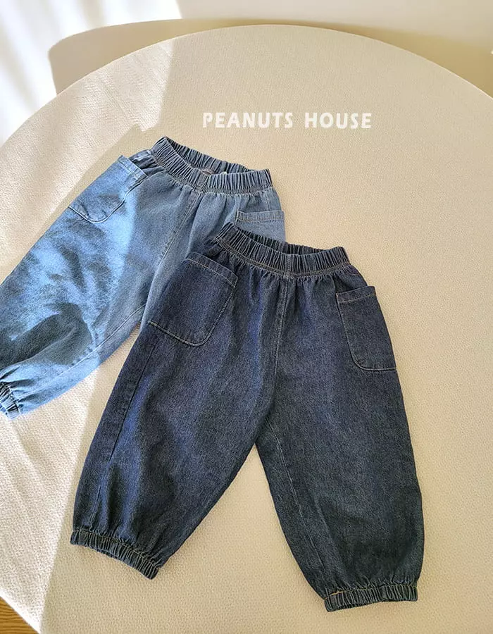Peanuts - Korean Children Fashion - #magicofchildhood - Banding Jeans - 2