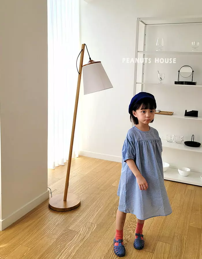 Peanuts - Korean Children Fashion - #minifashionista - Check One-piece - 9