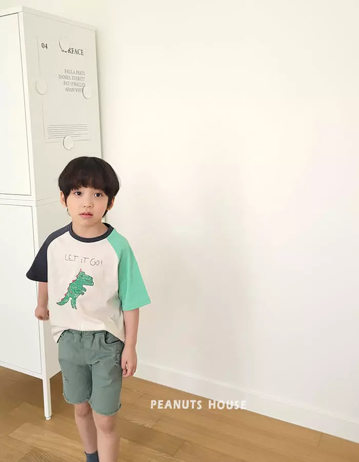 Peanuts - Korean Children Fashion - #magicofchildhood - Dino Tee - 4