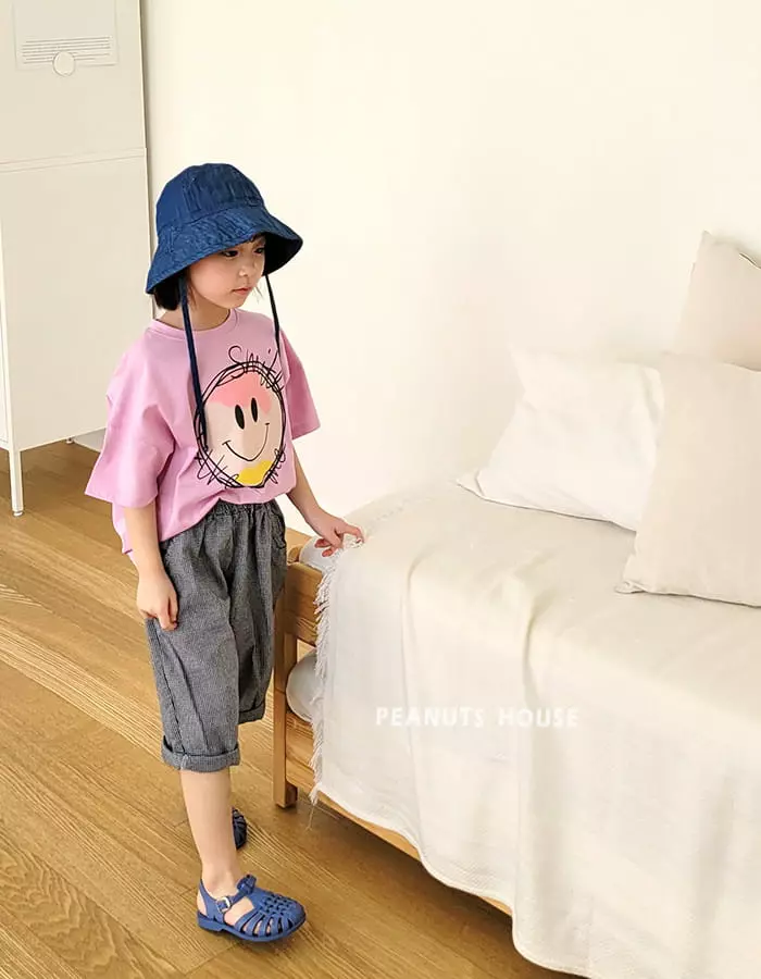 Peanuts - Korean Children Fashion - #minifashionista - Capri Check Pants - 7