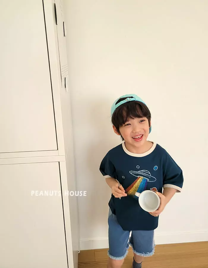 Peanuts - Korean Children Fashion - #stylishchildhood - Space Tee - 9