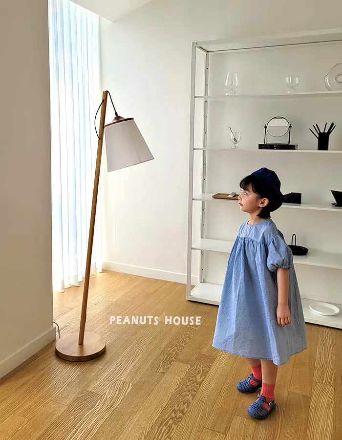 Peanuts - Korean Children Fashion - #todddlerfashion - Check One-piece - 11