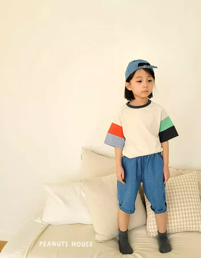 Peanuts - Korean Children Fashion - #todddlerfashion - Color Tee - 9