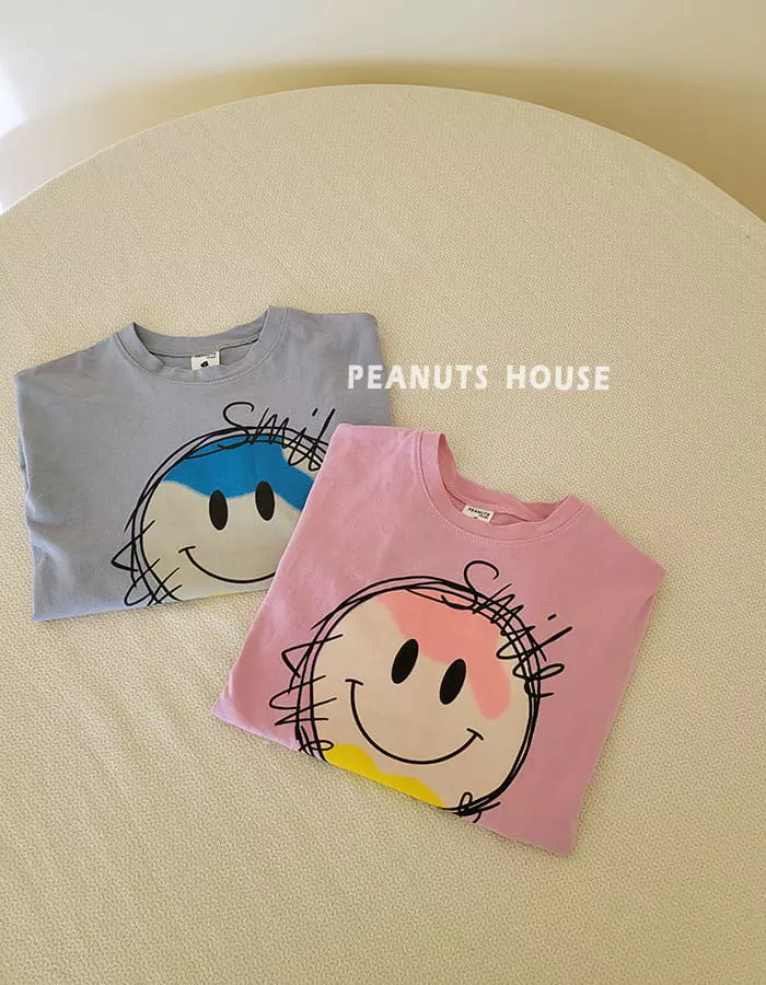 Peanuts - Korean Children Fashion - #toddlerclothing - Smile Tee - 2