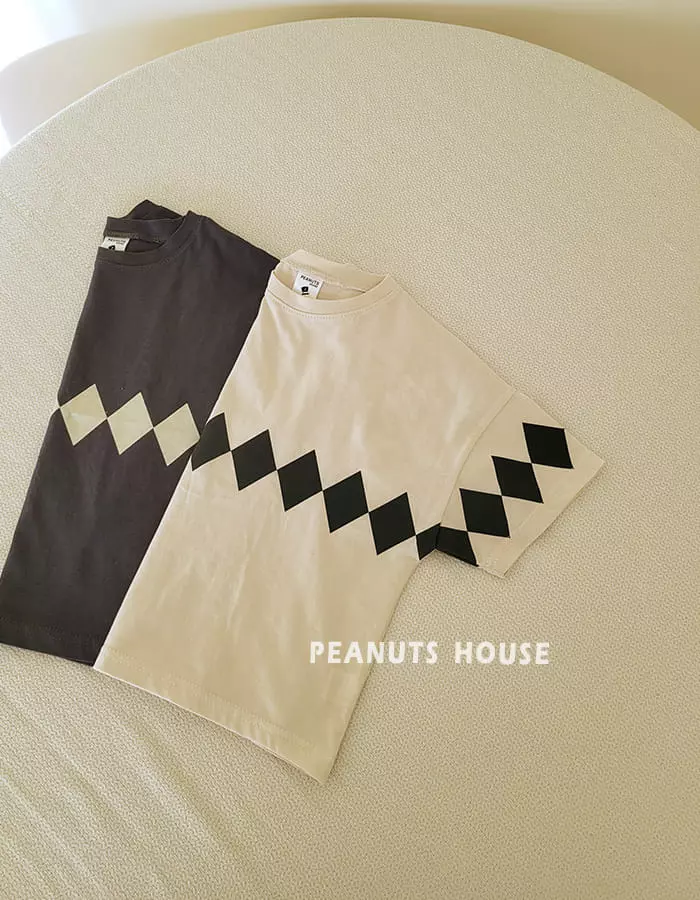Peanuts - Korean Children Fashion - #toddlerclothing - Argyle Tee