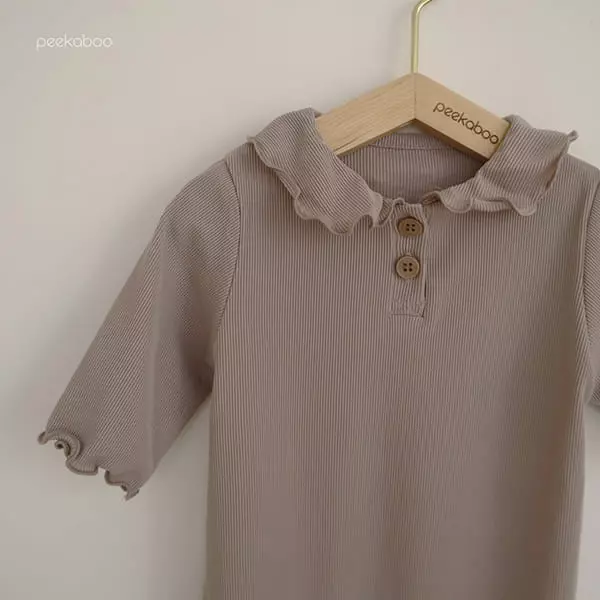 Peekaboo - Korean Baby Fashion - #babyoninstagram - Angle Bodysuit - 3