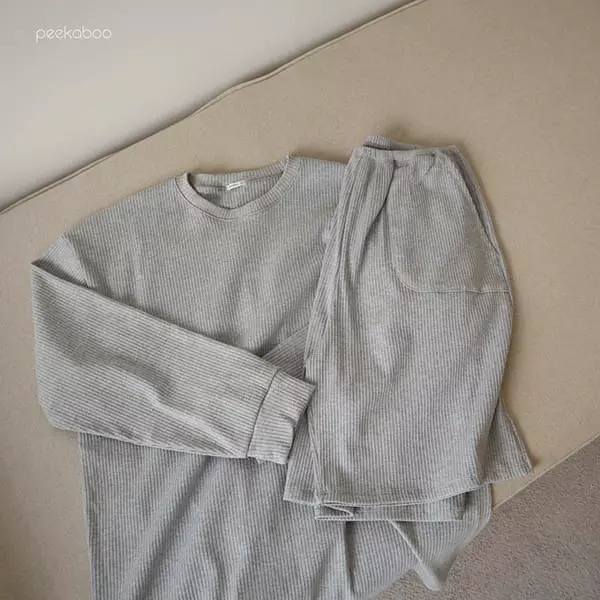 Peekaboo - Korean Women Fashion - #restrostyle - Mom Dad Lounge Easywear - 6