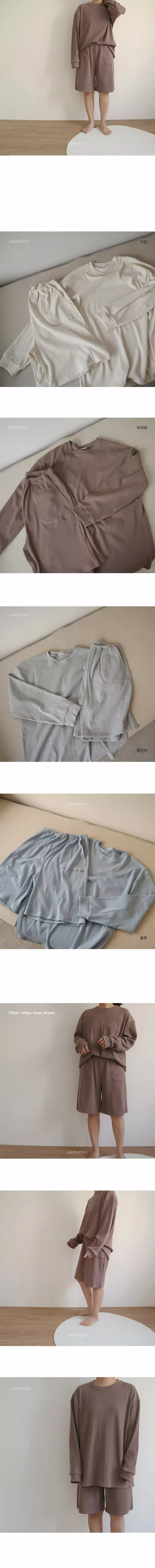 Peekaboo - Korean Women Fashion - #womensfashion - Dad Lounge Easywear - 2