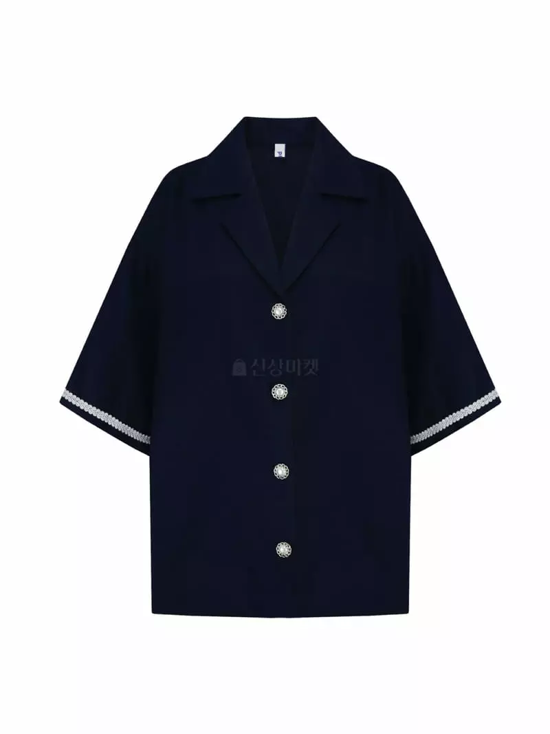 Pic - Korean Women Fashion - #momslook - Rape Blouse - 2
