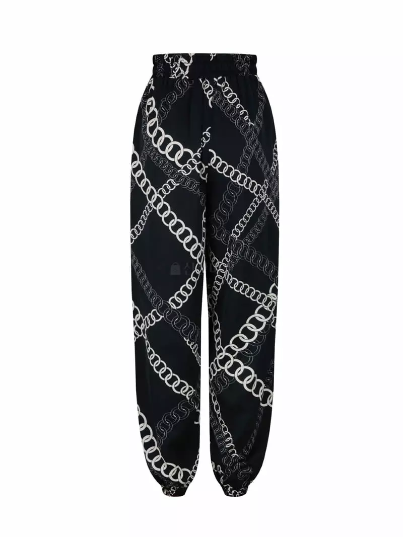 Pic - Korean Women Fashion - #momslook - Chain Jogger Pants - 3