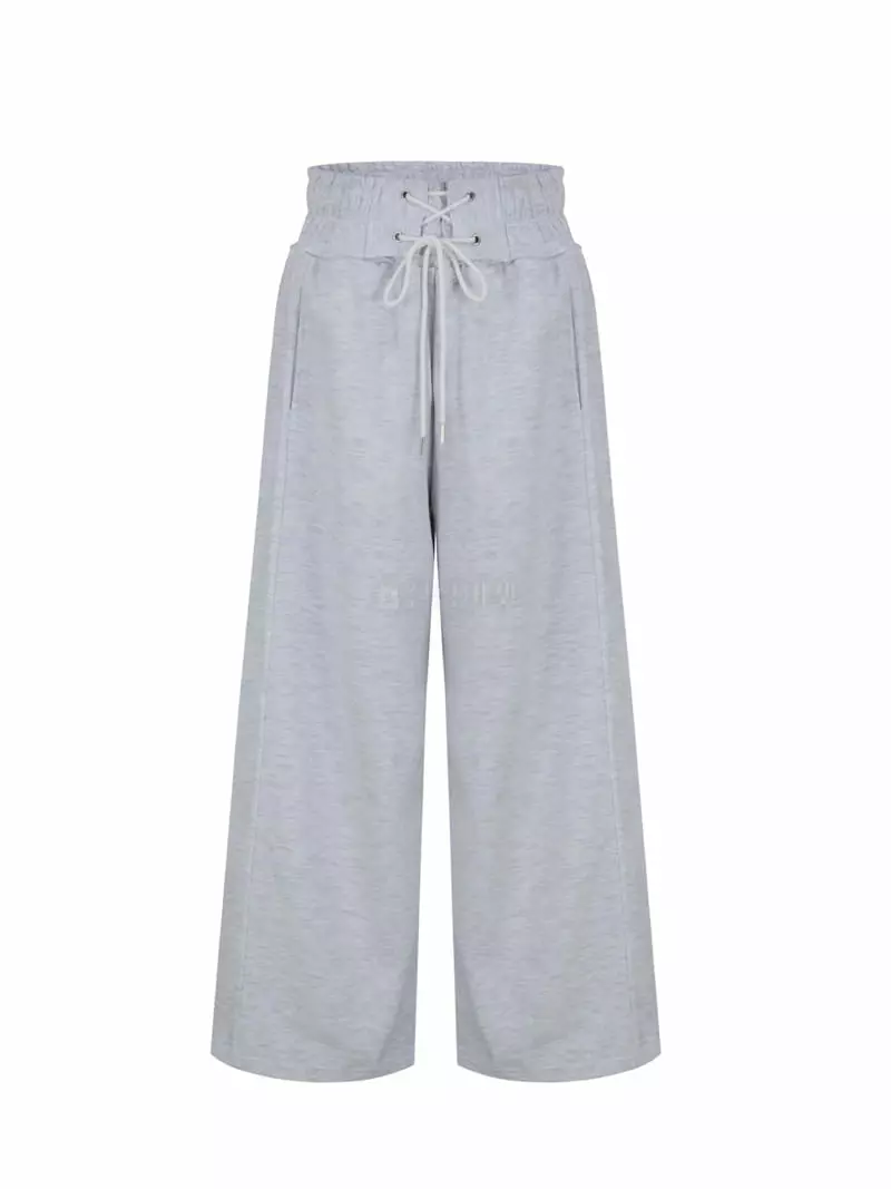 Pic - Korean Women Fashion - #momslook - Terry Wide Pants