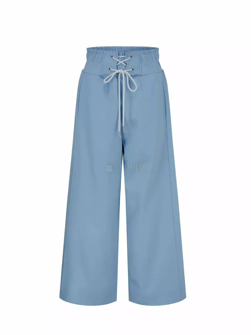 Pic - Korean Women Fashion - #momslook - Terry Wide Pants - 3