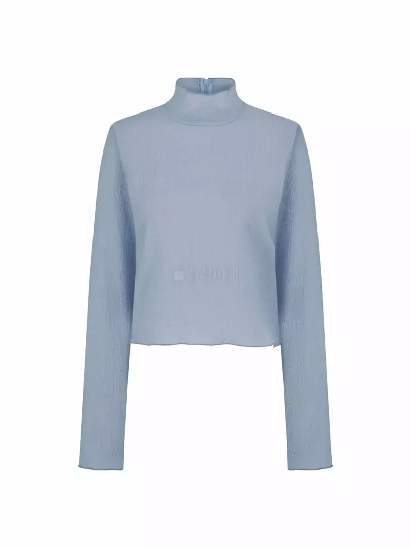 Pic - Korean Women Fashion - #womensfashion - Wave Pleats Blouse - 4