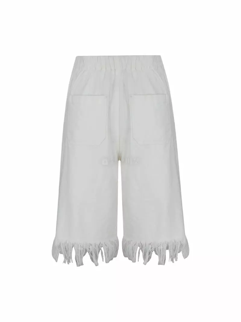 Pic - Korean Women Fashion - #shopsmall - Pringe Capri Pants - 3