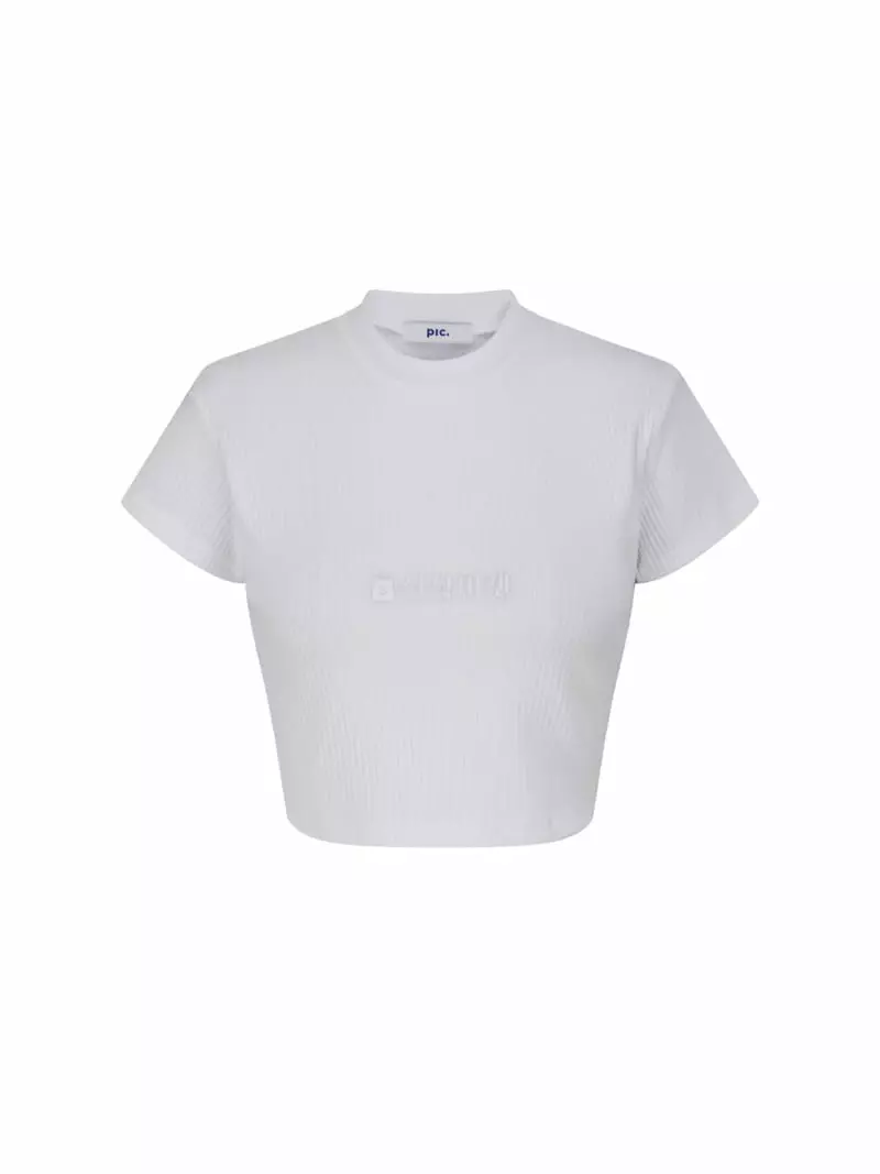 Pic - Korean Women Fashion - #womensfashion - Rib Cap Crop Tee - 4