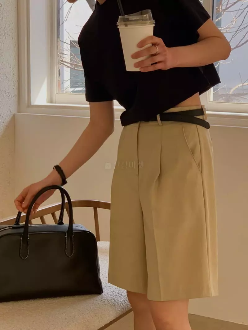 Plat - Korean Women Fashion - #momslook - Tone Boy Shorts
