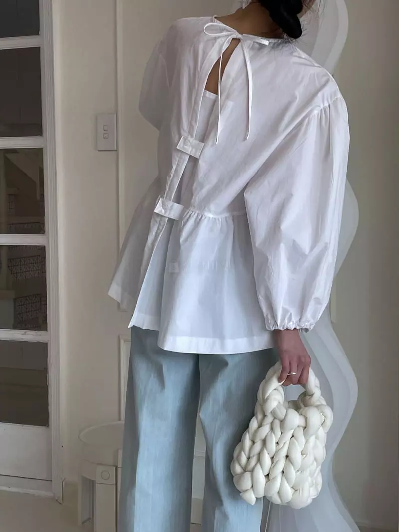 Plat - Korean Women Fashion - #momslook - Cookie Blouse - 5