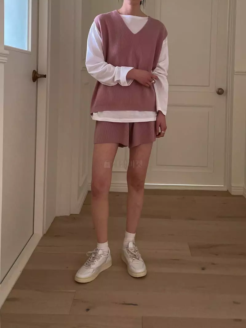 Plat - Korean Women Fashion - #momslook - Cashmere Vest - 5