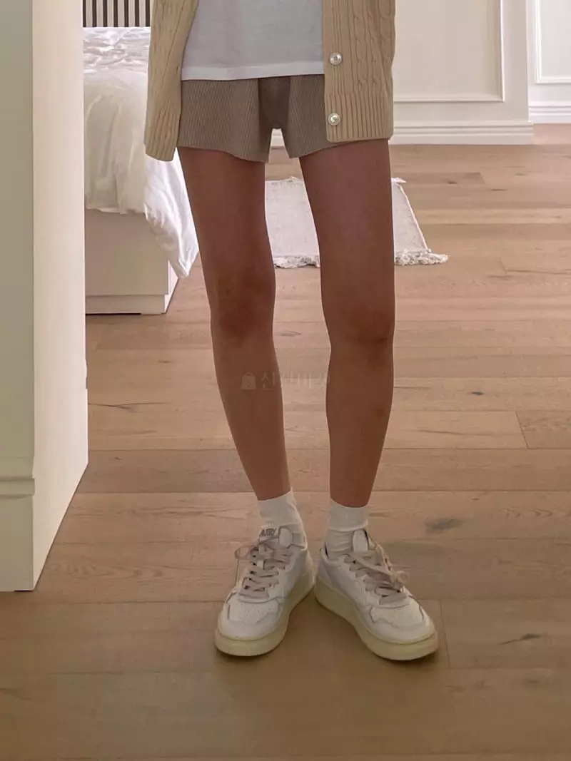 Plat - Korean Women Fashion - #momslook - Cashmere Shorts - 3