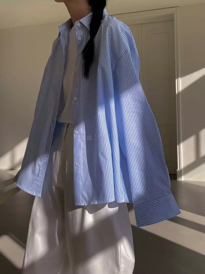 Plat - Korean Women Fashion - #womensfashion - Stripes Shirt - 4