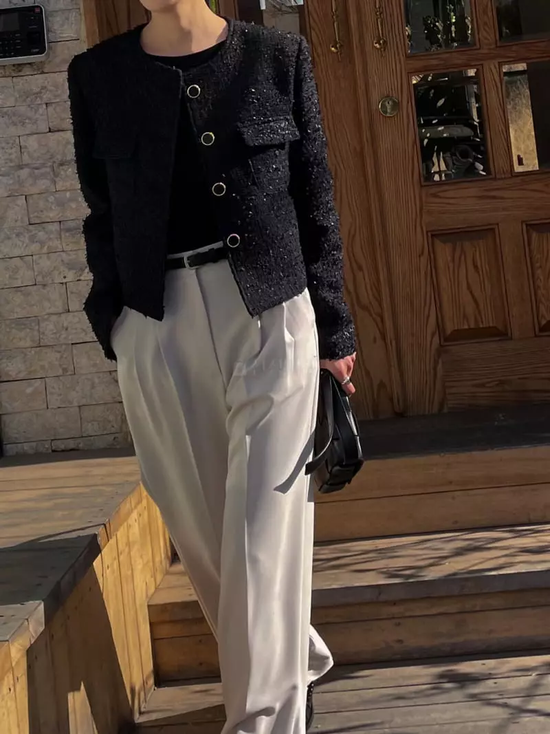Plat - Korean Women Fashion - #momslook - Mully Twid Jacket