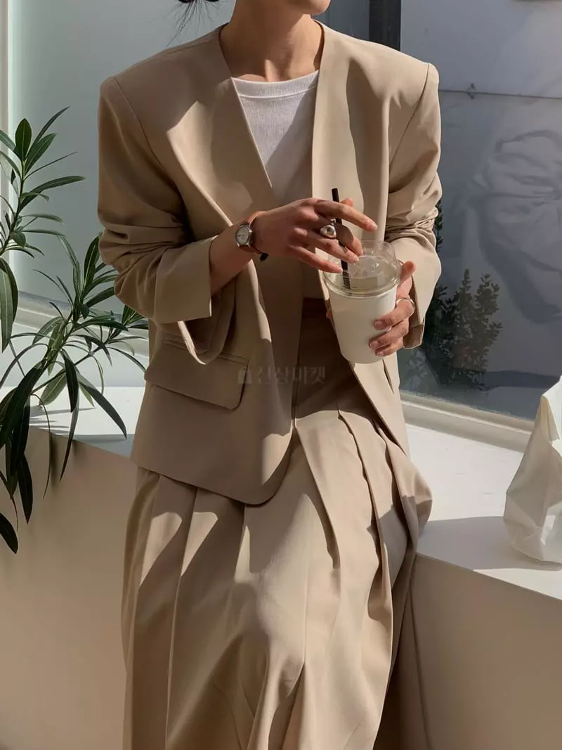 Plat - Korean Women Fashion - #momslook - Layna Collar Jacket