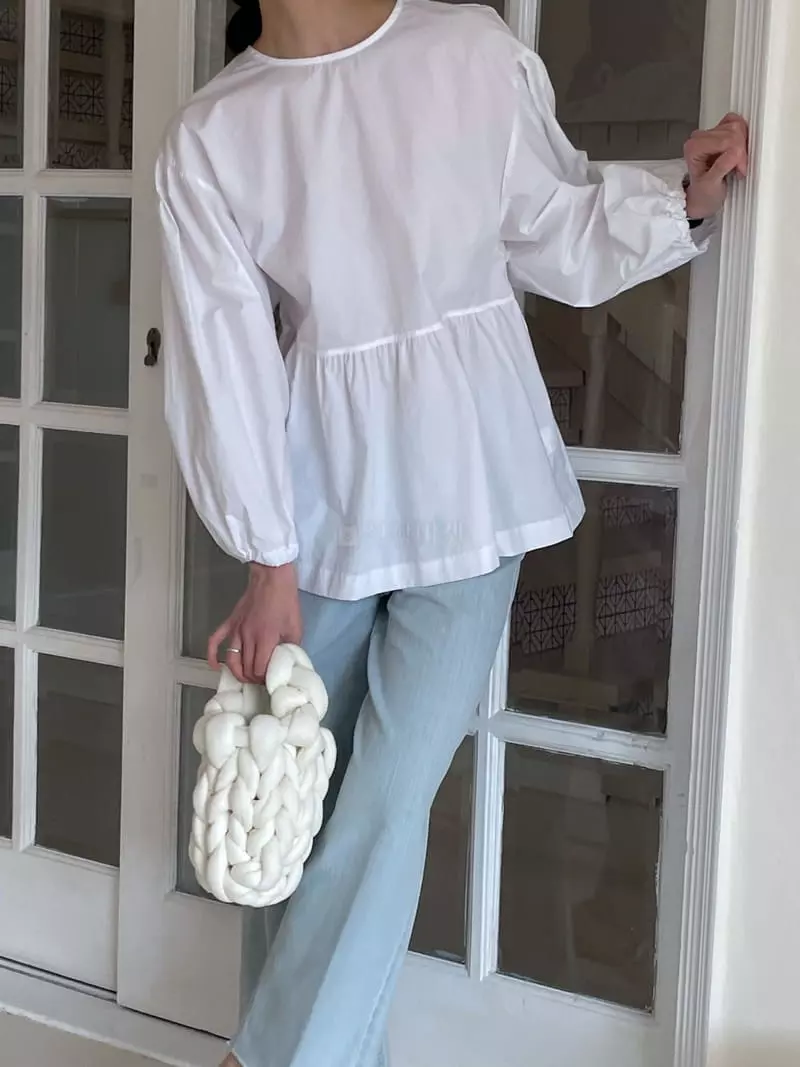 Plat - Korean Women Fashion - #momslook - Cookie Blouse - 4