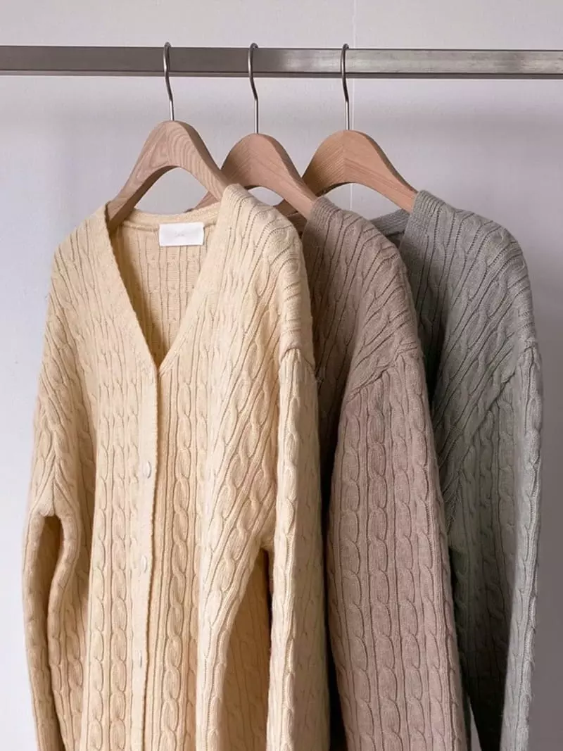 Plat - Korean Women Fashion - #womensfashion - Twist Cardigan - 5