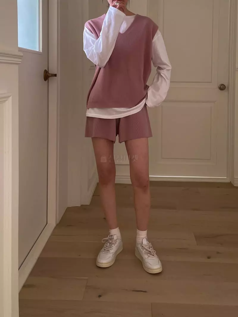 Plat - Korean Women Fashion - #momslook - Cashmere Shorts - 4