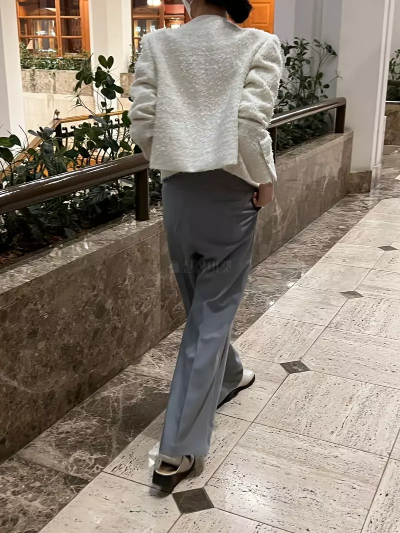 Plat - Korean Women Fashion - #momslook - Mully Twid Jacket - 4