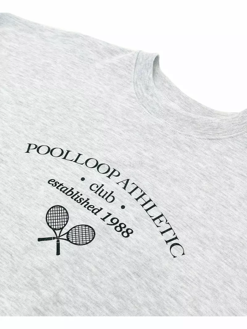 Pool Loop - Korean Women Fashion - #shopsmall - Tennis Sweatshirt - 3