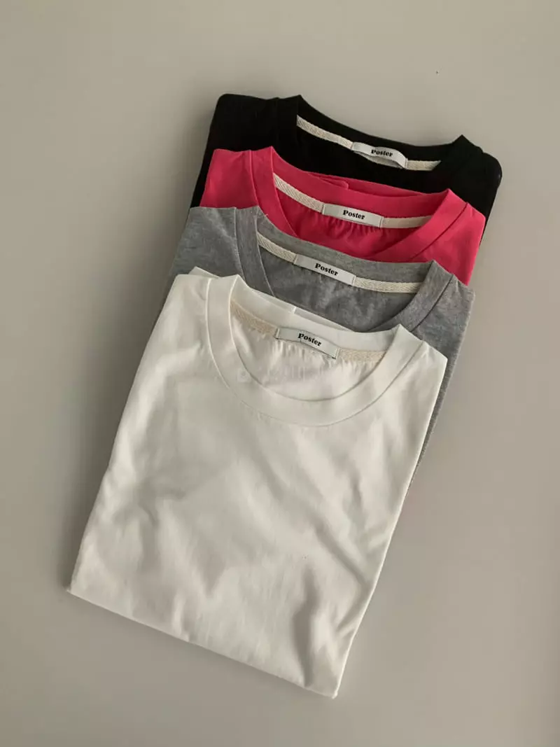 Poster - Korean Women Fashion - #momslook - Basic Tee