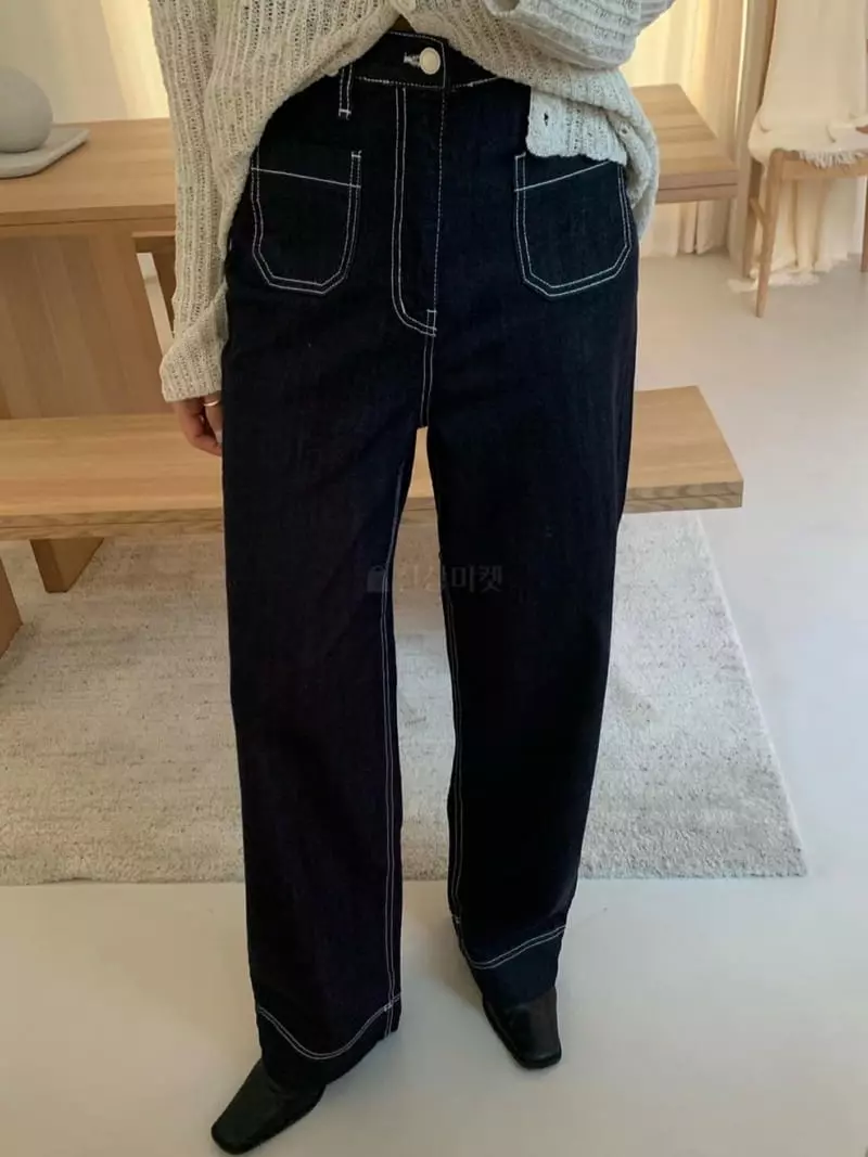 Poster - Korean Women Fashion - #restrostyle - Stitch Jeans - 11