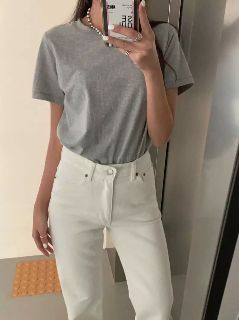 Poster - Korean Women Fashion - #thatsdarling - Basic Tee - 11