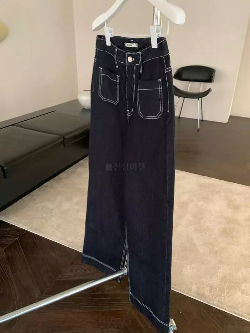 Poster - Korean Women Fashion - #vintagekidsstyle - Stitch Jeans - 9