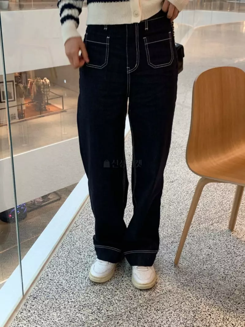 Poster - Korean Women Fashion - #womensfashion - Stitch Jeans - 7