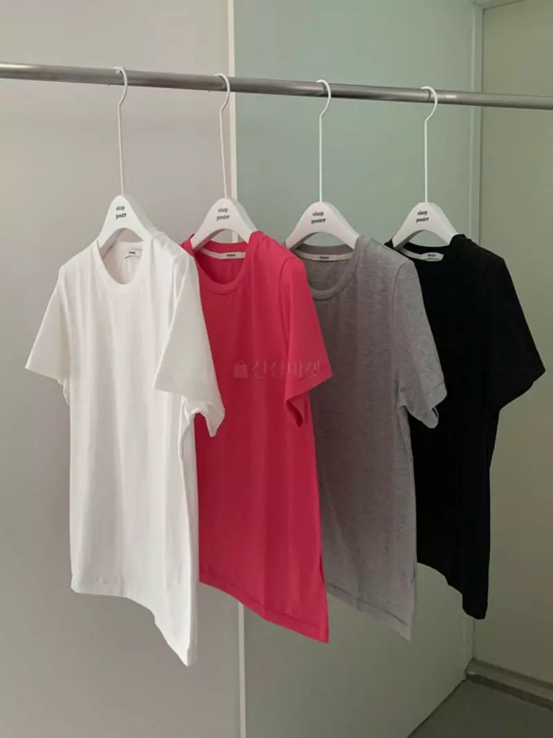 Poster - Korean Women Fashion - #momslook - Basic Tee - 4