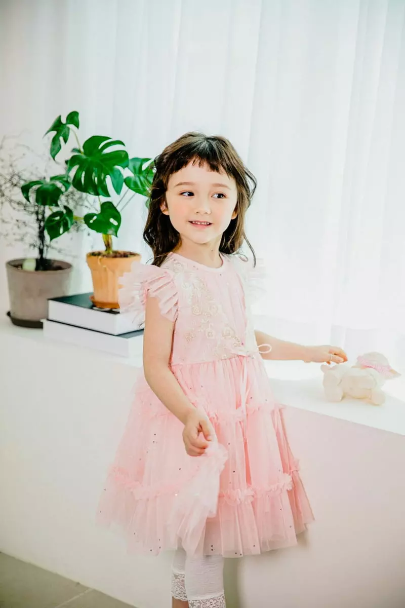 Pudding - Korean Children Fashion - #childrensboutique - Gold One-piece