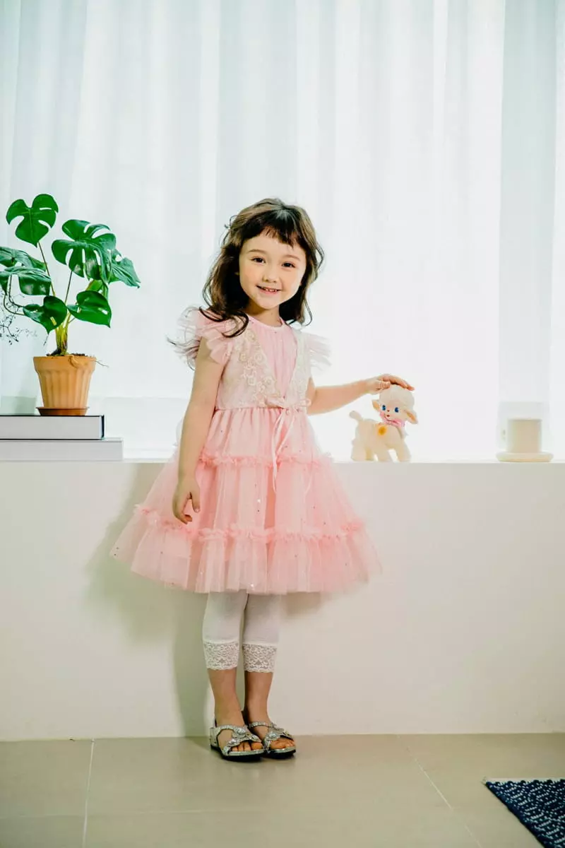 Pudding - Korean Children Fashion - #kidsshorts - Gold One-piece - 5