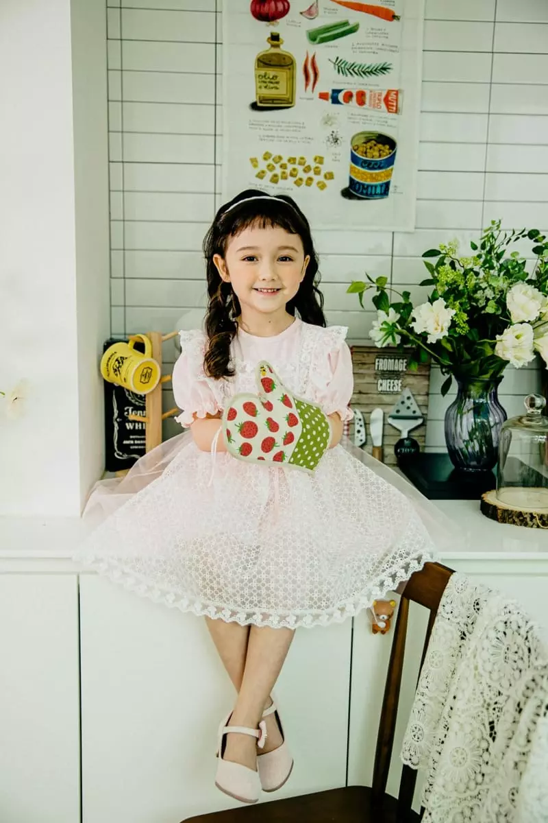 Pudding - Korean Children Fashion - #kidzfashiontrend - Apron One-piece - 2
